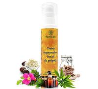 Crema viso BIO rigenerante 100% naturale - 50 ml. Crema anti macchie, idratante viso e rassodante donna - uomo con propoli, karitè, rosa mosqueta, jojoba e oli essenziali.