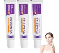 Crema viso con acido azelaico al 12%, crema anti-acne alla vitamina C, trattamento illuminante per la cura della pelle del viso, prodotti topici schiariti per macchie scure, per ridurre brufoli, punti