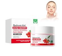 Crema viso con bacche di goji, 50 g, cosmetico naturale anti-invecchiamento, crema idratante per il viso, riduce le rughe e aumenta l'elasticità, riduce le rughe, idrata