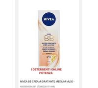 Crema Viso Giorno Idratante Colorata Dorata Nivea Essential BB SPF10 50ml