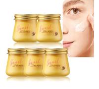 Crema viso lumaca per donne, crema viso antirughe, crema idratante al collagene con proteina antirughe, rassodante e lifting, idratante (5 pezzi)