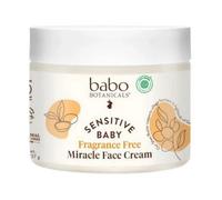 Babo Botanicals Sensitive Baby Miracle Cream senza profumo - Crema idratante viso e corpo - con calendario biologico, burro di karitè, olio di cocco e argan - verificato CEE e senza profumo - 57 ml