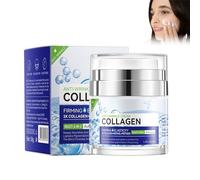 Crema Viso Notte Anti Rughe Con Collagene e Retinolo, Day&Night Cream, Crema Viso Anti Età con Acido Ialuronico, Anti-Aging Moisturiser, Crema Anti-Invecchiamento, Per Pelle più Soda e Tonica