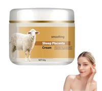 Crema Viso Placenta di Pecora, Crema giorno Idratante e Rassodante Intensiva per una Migliore Radiosità, Cura Quotidiana Delicata per Tutti i Tipi di Pelle (1 Pcs)