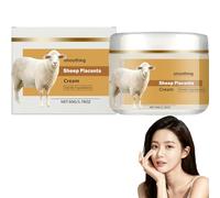 Crema viso placenta pecora contro rughe, crema placenta pecora, creme tonificanti e idratanti per la pelle, migliora la carnagione pungente, riduce le linee sottili, cura quotidiana delicata. (1pcs)