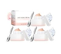 Crema viso rassodante anti-rughe, riempitivo rughe profonde per il viso, correzione delle macchie scure Glowin, vitamina C + olio di rosa canina, rafforza la pelle collagene plumper Skin (3 pezzi)