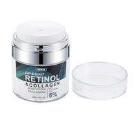 Crema Viso Retinolo con Acido Ialuronico e Collagene, 50ml Dispenser Airless, Crema Antirughe Notte e Giorno per Donna e Uomo, Trattamento Anti Età Idratante e Rassodante
