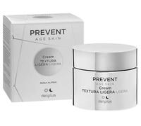 Crema viso texture leggera Prevent Age Skin 50 ml. pelle normale, mista e grassa. Rosa alpina. Deliplus