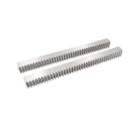 Cremagliera a denti diritti in acciaio, Cremagliera dritta in acciaio 2 pezzi Modulo temprato di precisione 1-3 Lunghezza 0,5-1,5 m(2M20x25-1m)