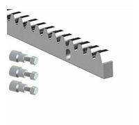 CREMAGLIERA ACCIAIO 30X12 ZINCATA PER CANCELLO SCORREVOLE