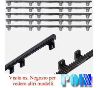 CREMAGLIERA IN NYLON PER CANCELLO SCORREVOLE PESO ANTA FINO A 800 KG. M 5