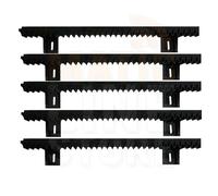CREMAGLIERA IN PLASTICA PORTATA 600KG KIT DA MT 5 CANCELLO SCORREVOLE