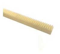 Cremagliera lineare diritta, 1 pz. Cremagliera a denti dritti in plastica di nylon a 2 moduli 20x20x(200-500) mm(20x20x200mm)