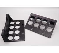 Cremagliera Orecchie (2-Pack) per Behringer Digitale Mixer XR16 XR18 SD18 Midas