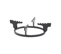 Cremagliera Per Fornelli A Gas 2 pezzi di ferro anelli gas riduttore supporto ripiano caffettiera cuocere a fuoco lento piano cottura a copertura for scaldini cucina campeggio tè stufa a cremagliera