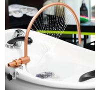 Cremagliera per la circolazione dell'Acqua Supporto per la circolazione dell'acqua, ciotola per shampoo portatile, telaio per cascata per terapia dell'acqua, doccia con circolazione dell'acq