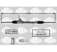 Sasic Scatola dello sterzo 7170041 per Citroën C4 I