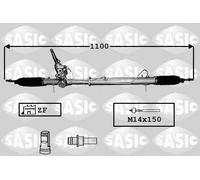 Cremagliera sterzo idraulico 7170046 SASIC per CITROËN C5 III C5 III Break