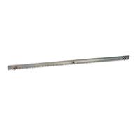 Cremagliera Zincata 30x12 per Cancello Scorrevole Barra Completa di Bulloni