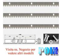 CREMAGLIERA ZINCATA ML. 3, MODULO M4 12x30x1005 MOTORI CANCELLI SCORREVOLI
