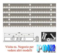 CREMAGLIERA ZINCATA ML. 5, MODULO M4 12x30x1005 MOTORI CANCELLI SCORREVOLI