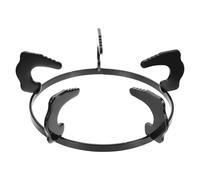 Cremagliere Per Fornelli A Gas 2 pz Wok Stufa Cremagliera Fornello A Gas Bruciatore Supporto Del Basamento Pentola di Ferro Titolare Rastrelliere Sottopentola Gamma di Acciaio Pressofuso Cottura Sotto