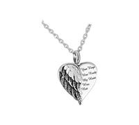 Cremation Urn Necklace Memorial Gift Ash Holder Charms for Pets Human Ash