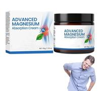 Creme antidolorifiche Advanced Magnesiums, Crema al magnesio per la riparazione delle articolazioni, Gel naturale per le articolazioni, Sollievo efficace per schiena, collo (1 pezzi)