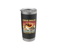 Creme Brulee guarisce l'anima divertente retrò amanti della cucina francese Bicchiere termico in acciaio inox doppia parete