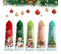Creme per Le Mani Set Regalo di Natale,Crema Mani Regalo Natale,5 Pezzi Hand Cream Set,Nutriente e Riparare Mani Secche, per Compleanno,Natalizie,Anniversario e Festa,Gadget Natalizie,Regali Natalizi