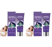 Crème pour le sommeil et le soulagement du syndrome des jambes sans repos, crème apaisante pour le corps à l'huile de lavande, hydratation intense pour les muscles et les articulations, 60 g