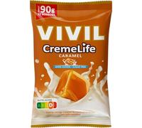 CremeLife Caramel - Caramelle al caramello senza zucchero, cremose e senza sensi di colpa - Compatibile con Vivil - 90 g
