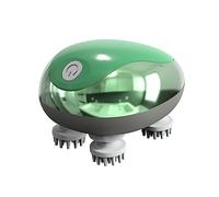 Cremlank Massaggiatore elettrico per cani e gatti, massaggiatore elettrico per cani, con 4 testine massaggianti girevoli, modalità regolabili, massaggiatore elettrico portatile per cuoio capelluto