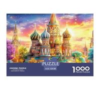 Cremlino Russia Puzzle 1000 Pezzi Per Adulti E Bambini | Gioco Di Sfida Intellettuale Puzzle 52x38cm/1000pcs