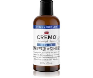 Cremo 2 in 1 Beard Wash & Softener shampoo per barba per uomo Citrus & Mint Leaf 177 ml