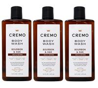 Cremo Bourbon & Oak Docciaschiuma da uomo - Legnoso e ambrato - 473 ml