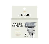 Cremo Razor Refills for Men, Astonishingly Superior Shaving Razors For Men, Compatible with Cremo Razors, 4 Pack