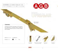 Cremonese AGB anta ribalta TESI A301101506 cm.140/160 GR6 per infissi legno