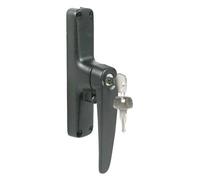 Maniglia Cremonese per finestre e porte-finestra in ferro con chiave - NERO