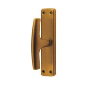Cremonese con fori 150x34 mm in alluminio anodizzato bronzato per porte finestre