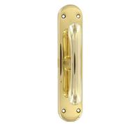 MANIGLIA CREMONESE ORO LUCIDO CON PERNI PER BALCONI FINESTRE MADE IN ITALY