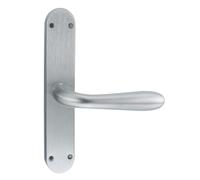 Cremonese Goccia Maniglia Per Balcone Finestra Mezza Impugnatura Cromo Sat