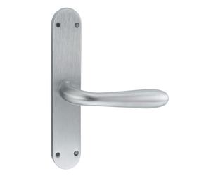 Cremonese Goccia Maniglia Per Balcone Finestra Mezza Impugnatura Cromo Sat