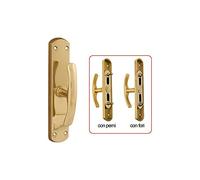 Cremonese 'Licia' Con Perni Cf. 4 Pz In Ottone, Finitura Lucida.