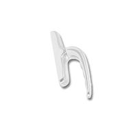 Cremonese maniglia MASTER apertura interna art. 6003E per porte e finestre in alluminio - NON IDONEA per apertura esterna, persiane, anta ribalta, sostituzione maniglie con viti frontali (BIANCO)