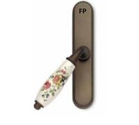 CREMONESE MANIGLIA PER FINESTRA SICMA MOD BIT FIORE BRUNITO ANTICO 68BA59PC