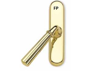 CREMONESE MANIGLIA PER FINESTRA SICMA MOD MILLENNIUM OTTONE LUCIDO 24OL59