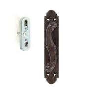 Cremonese Ottone Bronzato Barocco Con Fori Per Infissi Legno Balcone Finestra