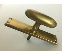 Cremonese Ovale in ottone satinato CON Quadro (M.031)