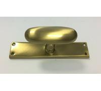 Cremonese Ovale in ottone satinato SENZA Quadro (M.031)